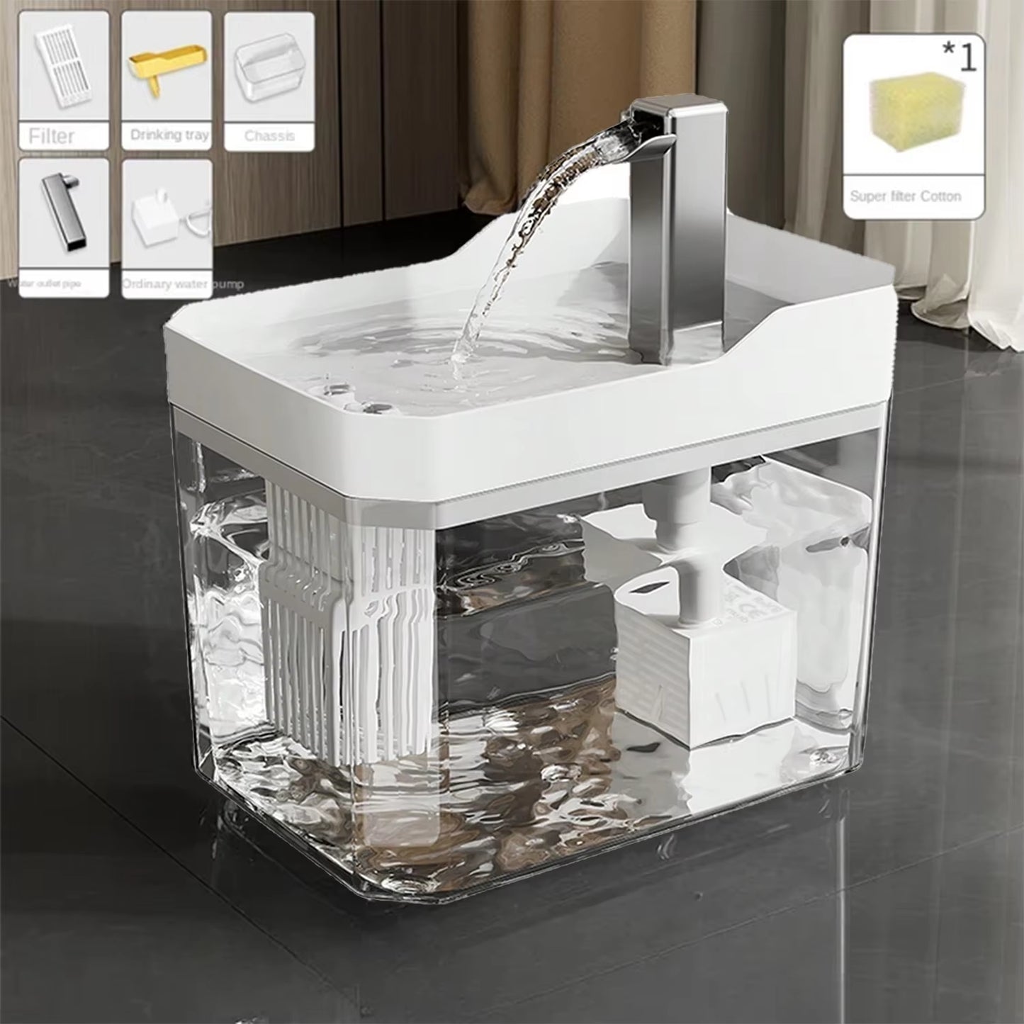 Fuente de agua para Gatos y Perros