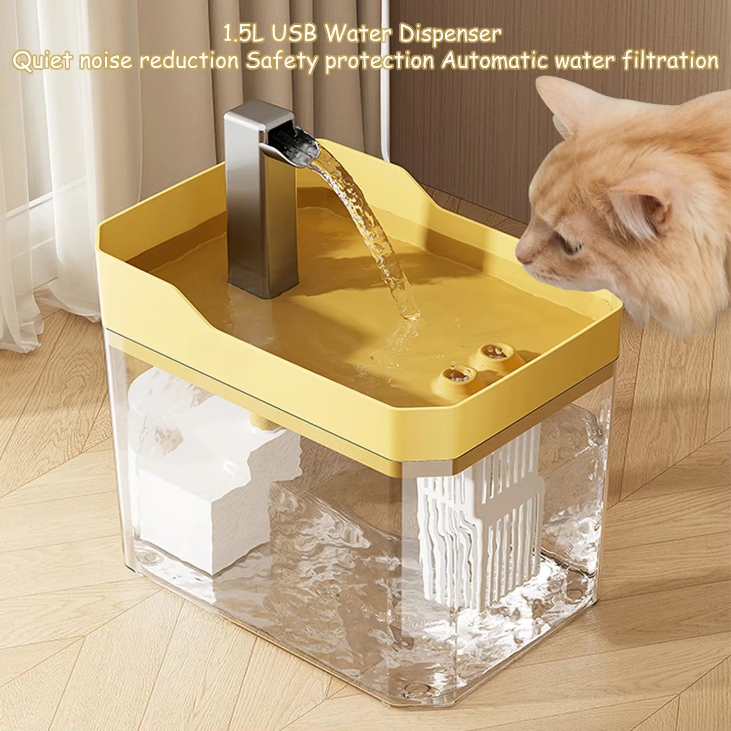 Fuente de agua para Gatos y Perros